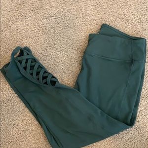 Gaiam yoga leggings - dark green